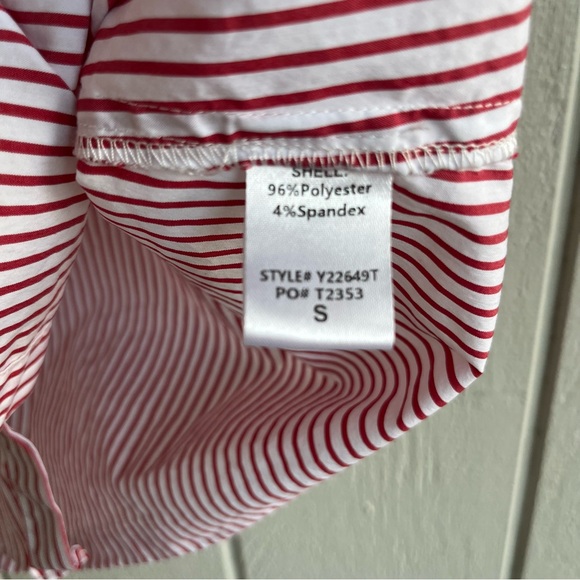 Tuckernuck Pomander Place Red Stripe Rae Blouse Size S - Picture 9 of 9